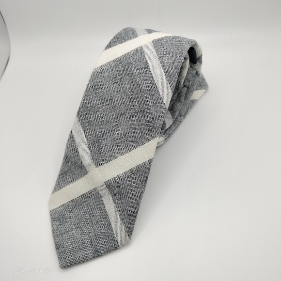 Men's ZENIO Tie Necktie MICROFIBER SLIM NARROW SKINNY MADMEN COTTON - Picture 11 of 11